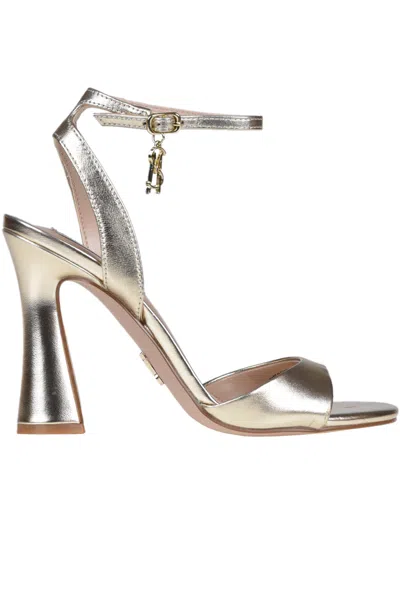 Steve Madden After Party Sandals In Gold