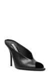 Steve Madden Agaze Peep Toe Slide Sandal In Black