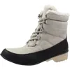Steve Madden Alaska Womens Padded Insole Lace Up Ankle Boots In Multi