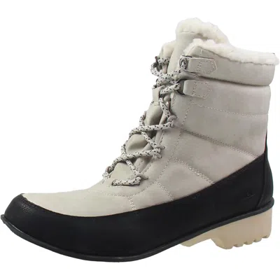 Steve Madden Alaska Womens Padded Insole Lace Up Ankle Boots In Multi