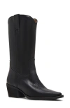 Steve Madden Albany Western Boot In Black