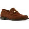 Steve Madden Alfio Bit Loafer In Camel Suede