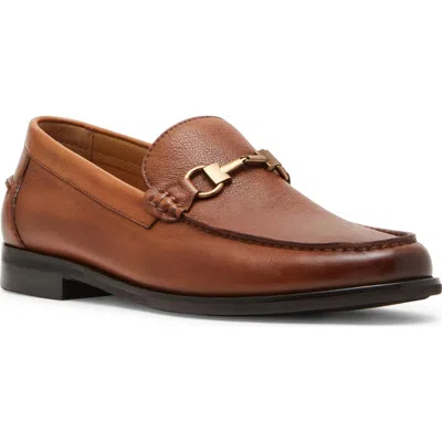 Steve Madden Alfio Bit Loafer In Tan Leather