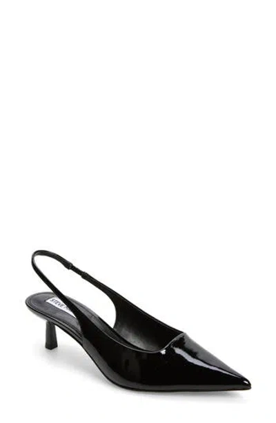 Steve Madden Aliz Slingback Pump In Black Patent