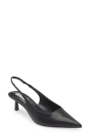 Steve Madden Aliz Slingback Pump In Black/black