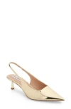 Steve Madden Aliz Slingback Pump In Gold
