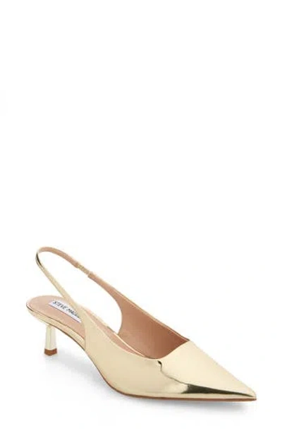 Steve Madden Aliz Slingback Pump In Gold