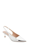 Steve Madden Aliz Slingback Pump In Silver