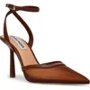 Steve Madden Alliance Pointed Toe Pump In Brown