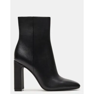 Steve Madden Allison Brown Leather In Black