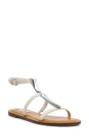 Steve Madden Alma Gladiator Sandal In Bone Leather