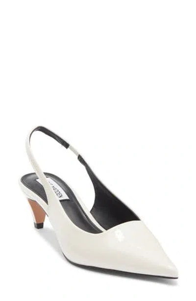 Steve Madden Alynna Slingback Pump In White