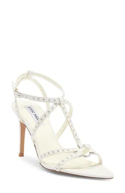 Steve Madden Amour Studded Sandal In White
