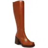 Steve Madden Andiee Womens Block Heel Knee-high Boots In Animal Print