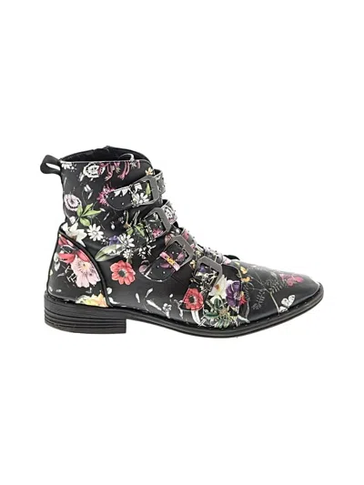 Pre-owned Steve Madden Ankle Boots In Black