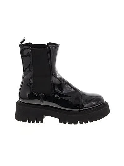 Pre-owned Steve Madden Ankle Boots In Black