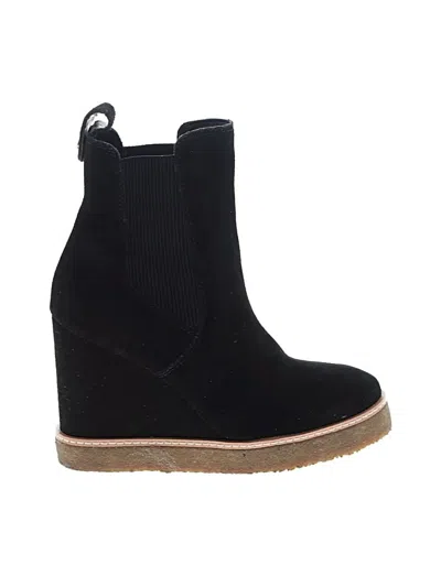 Pre-owned Steve Madden Ankle Boots In Black