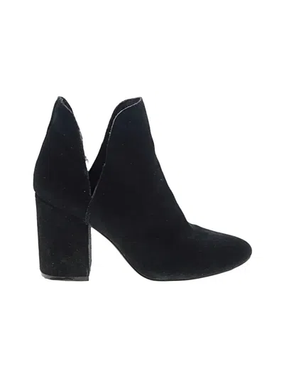Pre-owned Steve Madden Ankle Boots In Black