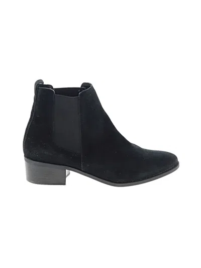 Pre-owned Steve Madden Ankle Boots In Black
