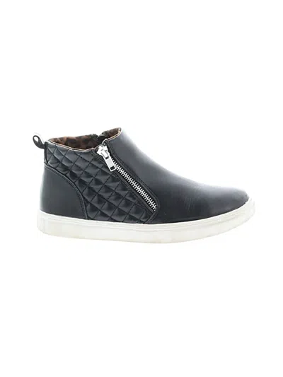 Pre-owned Steve Madden Kids' Ankle Boots In Black
