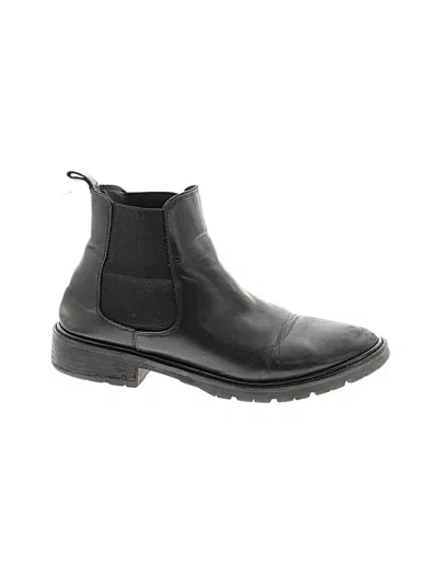 Pre-owned Steve Madden Ankle Boots In Black