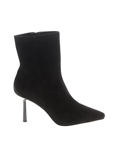 Pre-owned Steve Madden Ankle Boots In Black