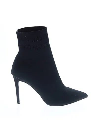 Pre-owned Steve Madden Ankle Boots In Black