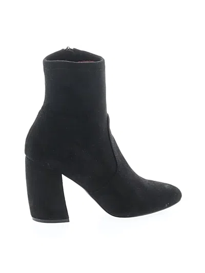 Pre-owned Steve Madden Ankle Boots In Black