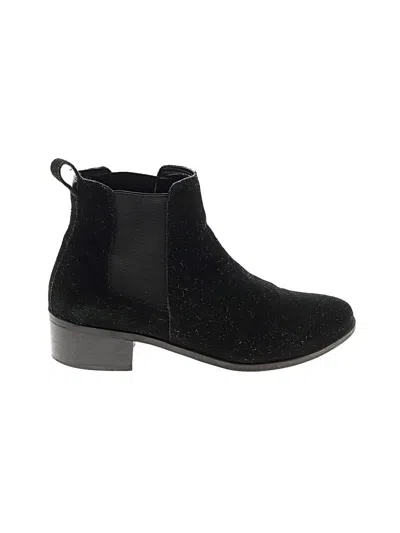 Pre-owned Steve Madden Ankle Boots In Black