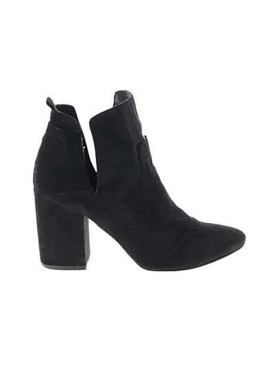 Pre-owned Steve Madden Ankle Boots In Black
