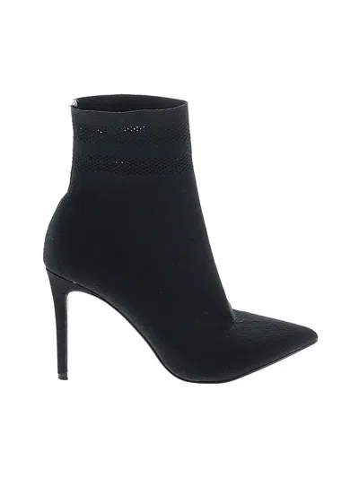 Pre-owned Steve Madden Ankle Boots In Black