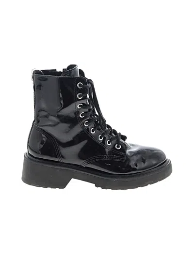 Pre-owned Steve Madden Ankle Boots In Black