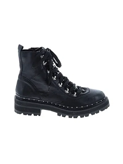 Pre-owned Steve Madden Ankle Boots In Black