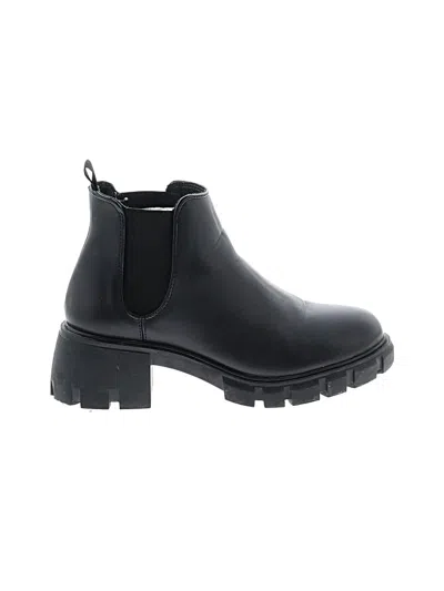 Pre-owned Steve Madden Ankle Boots In Black