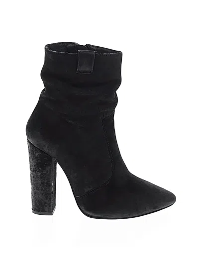 Pre-owned Steve Madden Ankle Boots In Black