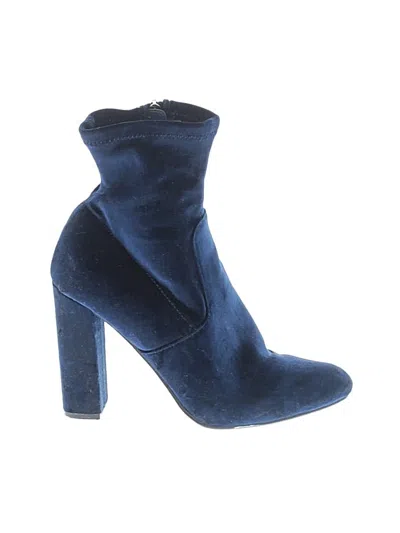 Pre-owned Steve Madden Ankle Boots In Blue