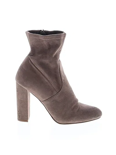 Pre-owned Steve Madden Ankle Boots In Brown
