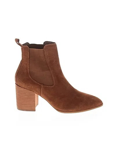 Pre-owned Steve Madden Ankle Boots In Brown