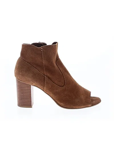 Pre-owned Steve Madden Ankle Boots In Brown