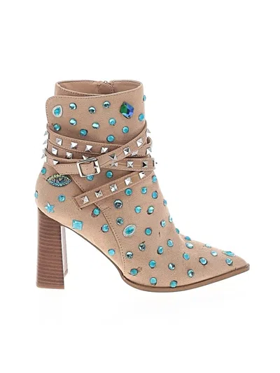 Pre-owned Steve Madden Ankle Boots In Brown