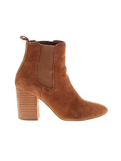 Pre-owned Steve Madden Ankle Boots In Brown