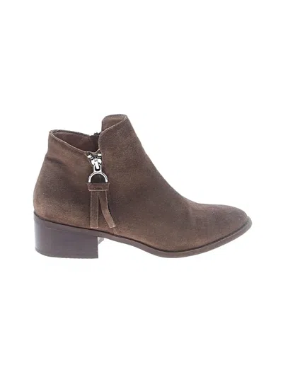Pre-owned Steve Madden Ankle Boots In Brown