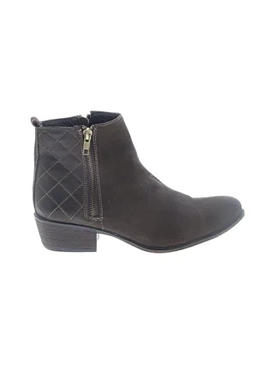 Pre-owned Steve Madden Ankle Boots In Brown