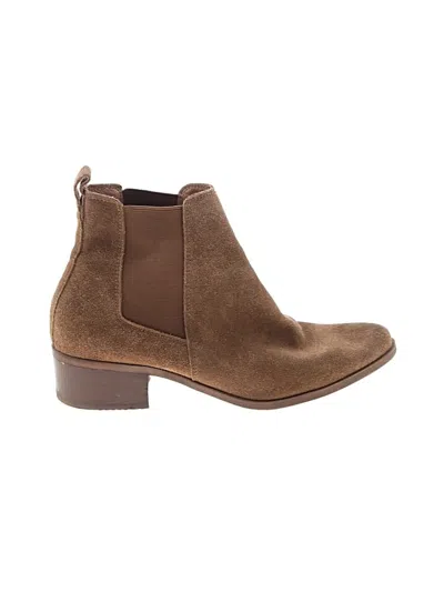 Pre-owned Steve Madden Ankle Boots In Brown