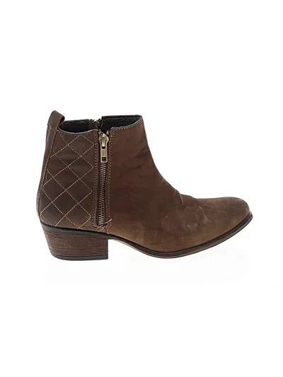 Pre-owned Steve Madden Ankle Boots In Brown