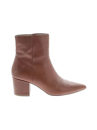 Pre-owned Steve Madden Ankle Boots In Brown
