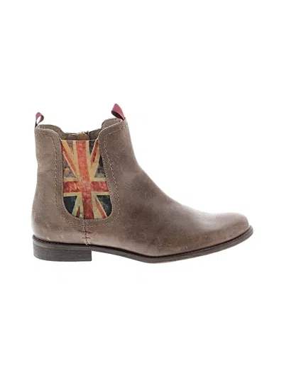 Pre-owned Steve Madden Ankle Boots In Brown