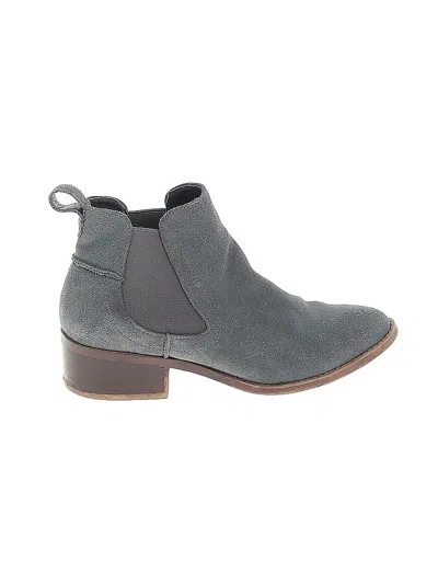 Pre-owned Steve Madden Ankle Boots In Gray