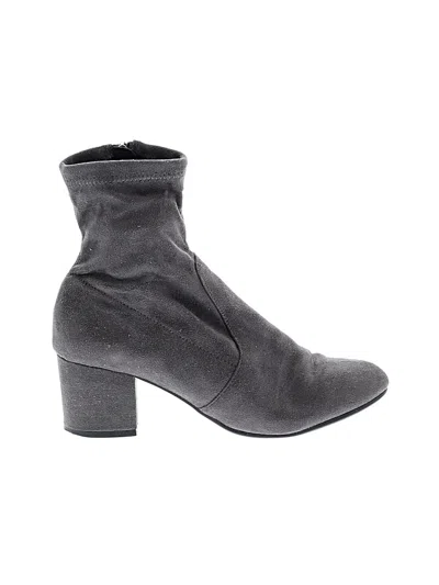 Pre-owned Steve Madden Ankle Boots In Gray