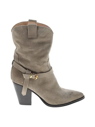 Pre-owned Steve Madden Ankle Boots In Gray